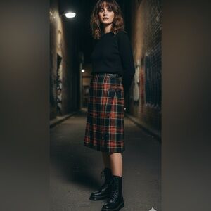 Mosbrook Tartan Plaid Vintage  Skirt
